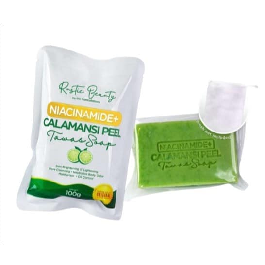 Rustic Beauty Niacinamide Calamansi Peel Tawas Soap 100g-Debsline.co