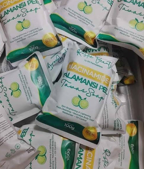Rustic Beauty Niacinamide Calamansi Peel Tawas Soap 100g-Debsline.co