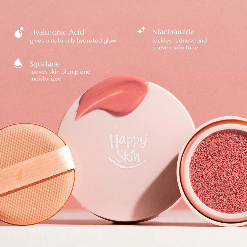 Happy Skin Second Skin Serum Cushion Blush 72g - Makeup and Cosmetic debsline.co