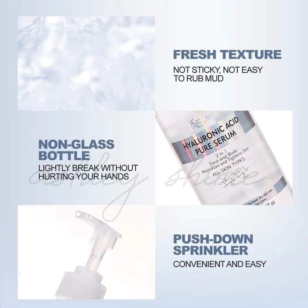 AS Ashley Niacinamide Pure Serum 2en1 Visage et Corps Éclaircissant et Hydratant Tous Types de Peaux 520ml