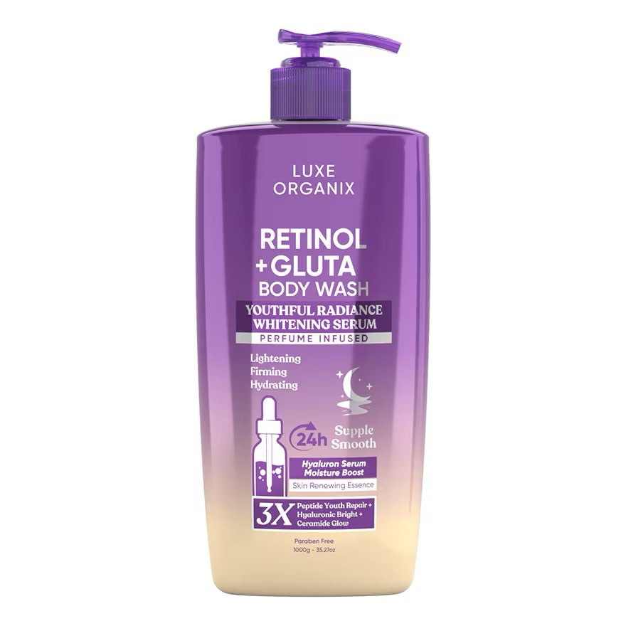 Luxe Organix Body Wash 1000ml - Body Care Cleansing Skin Repair - Debsline.co -