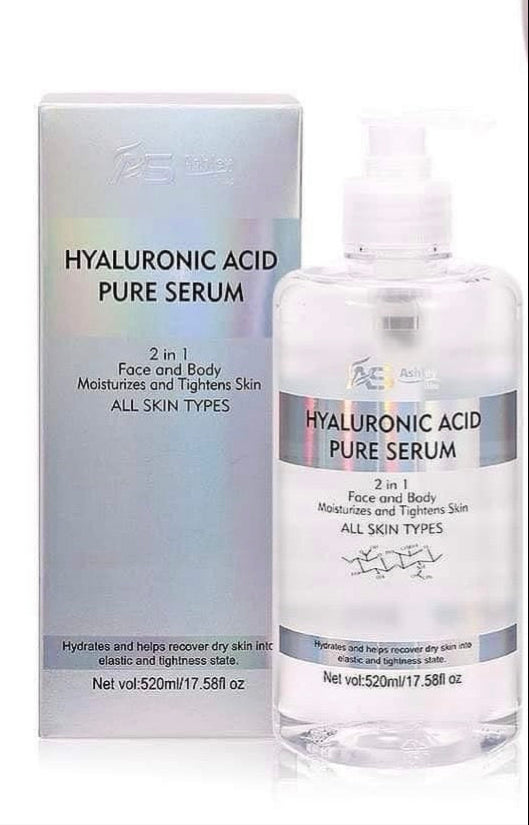 AS Ashley Niacinamide Pure Serum 2en1 Visage et Corps Éclaircissant et Hydratant Tous Types de Peaux 520ml