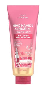 Luxe Organix Whitening Serum Lotion 350ml Whitening Hydrating Flawless Glow Intense Nourish Supple Firming Soothing Repairing Calming Brightening - Debsline.co -