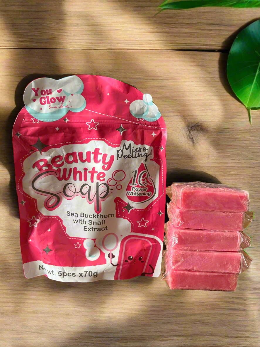 You Glow Babe Beauty White Soap 5pcs x 70g Sea Buckthorn with Snail Extract debsline.co