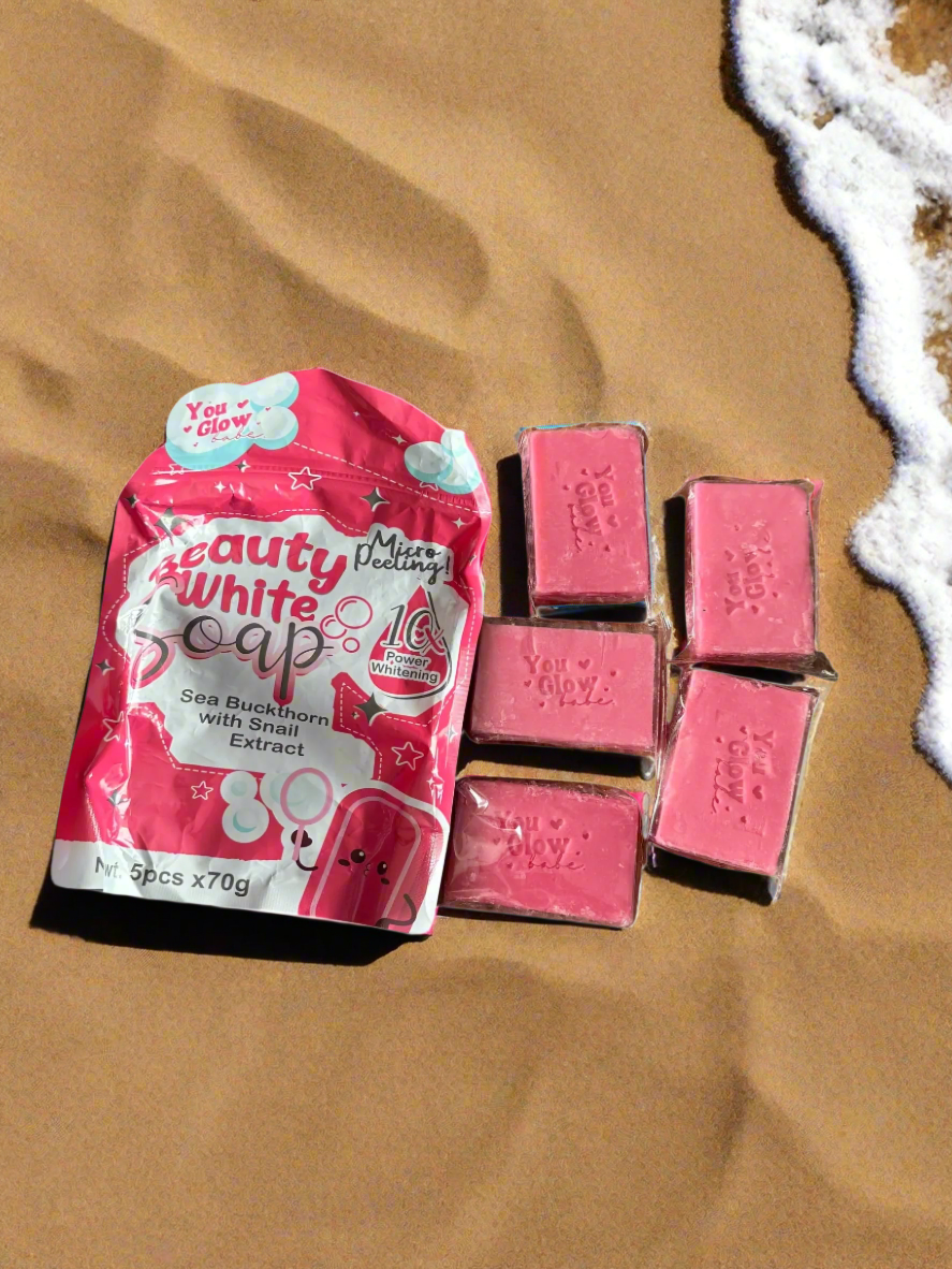 You Glow Babe Beauty White Soap 5pcs x 70g Sea Buckthorn with Snail Extract debsline.co