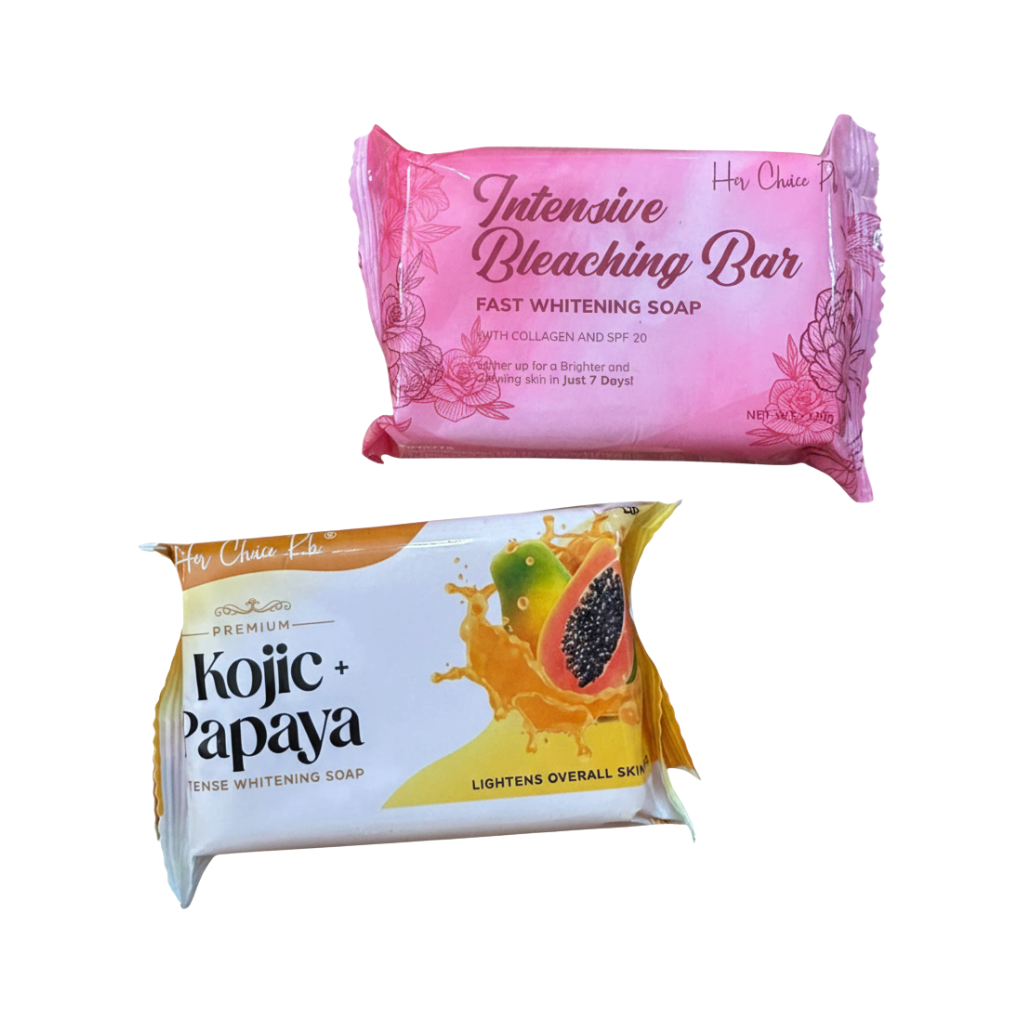 Her Choice PH Intensive Bleaching Bar Soap 120g or Kojic Papaya 120g