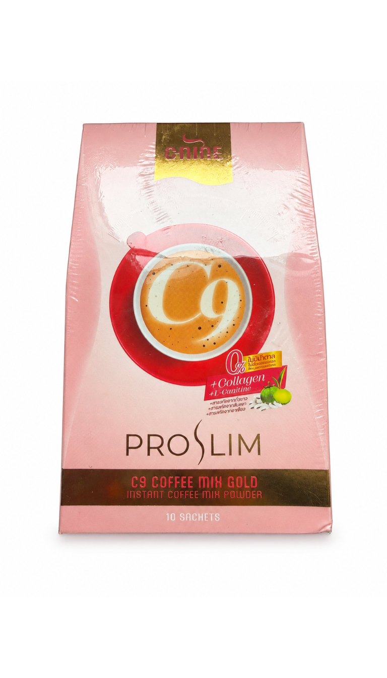 C9 Coffee Mix Gold with Collagen & L-Carnitine | 10 Sachets