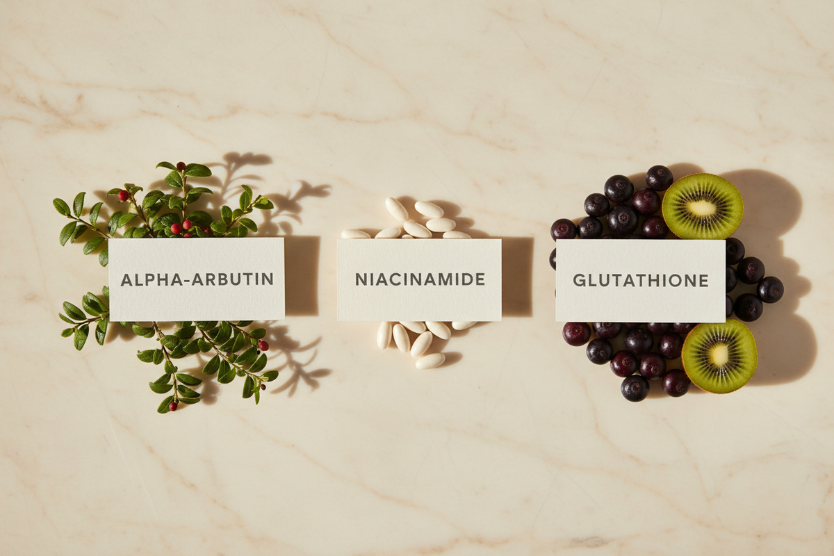 Alpha-Arbutin vs Niacinamide vs Glutathione — Which Is Best for Dark Spots?