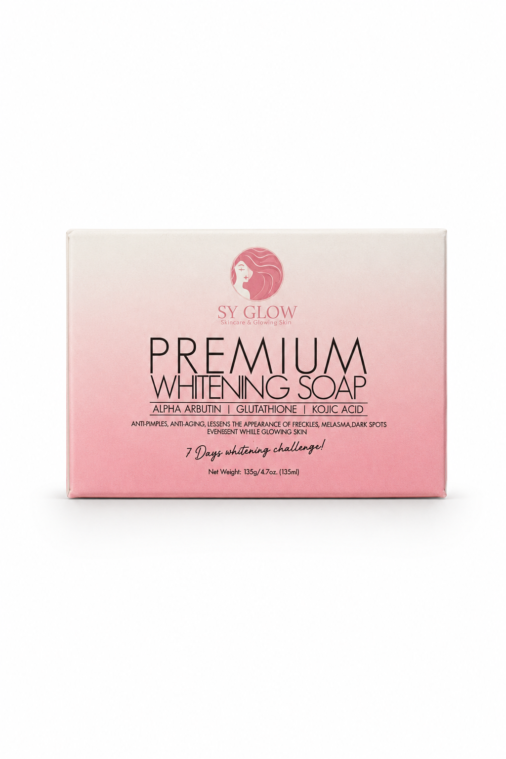 SY Glow Premium Face & Body Soap 135g 2pcs