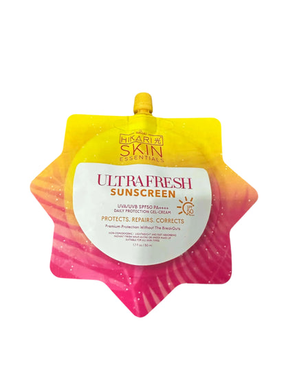 Hikari Skin Sunscreen Variants SPF50 Tinted, UltraFresh