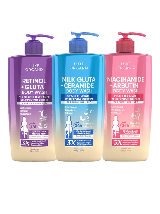 Luxe Organix Body Wash 1000ml - Body Care Cleansing Skin Repair - Debsline.co  - body care 