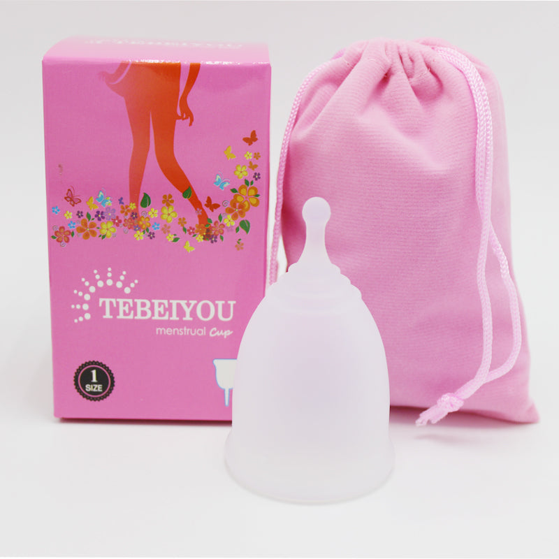 Reusable silicone menstrual cups