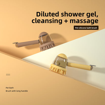 Silicone Pet Bath and Massage Brush