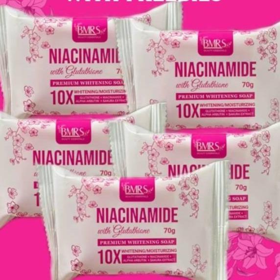 BMRS Niacinamide with Glutathione Brightening Soap 70g debsline.co