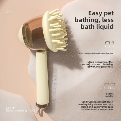 Silicone Pet Bath and Massage Brush