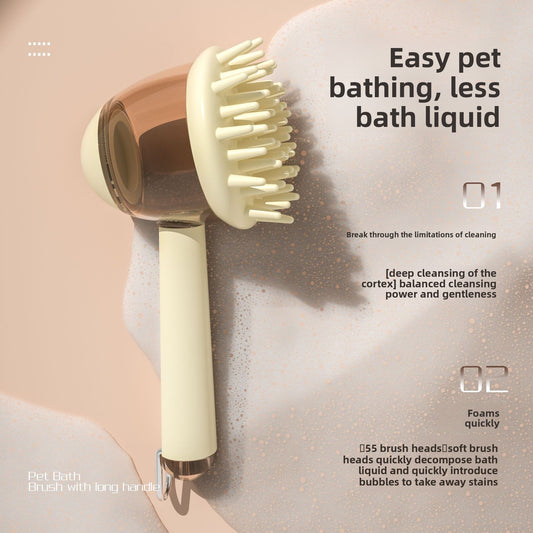 Silicone Pet Bath and Massage Brush