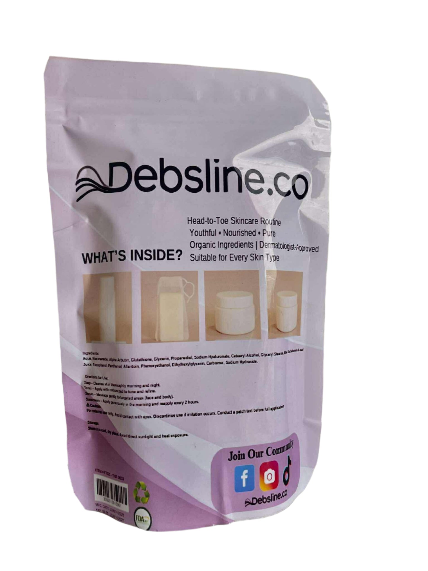 Debsline.co Beauty Essentials Melasma Facial Skincare Set 4n1