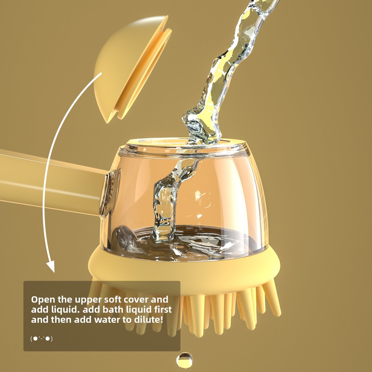 Silicone Pet Bath and Massage Brush