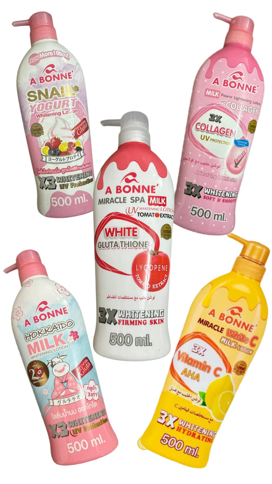 A Bonne 500ml Milk Body Lotion Whitening in 5 Variants