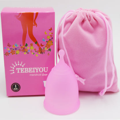 Reusable silicone menstrual cups