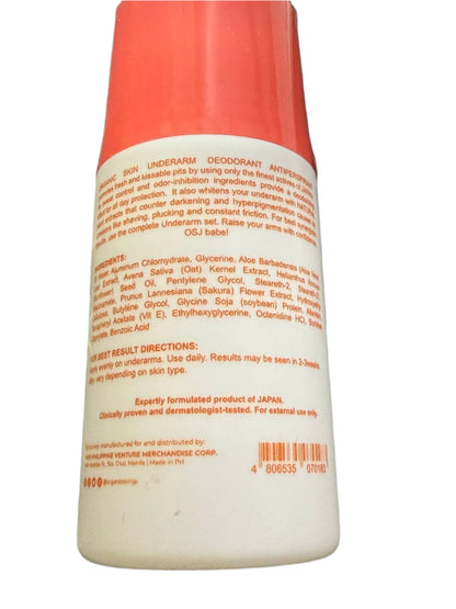 Organic Skin Underarm Power Dry Deo 40ml-Debsline.co