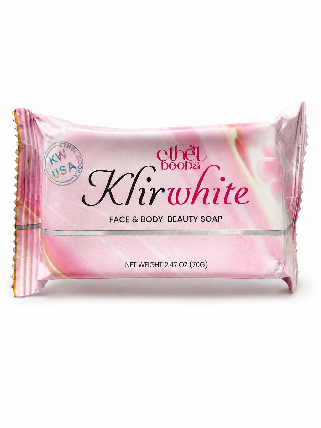 Ethel Booba KlirWhite Gluta + Pearl Extract Brightening Face and Body Bar Soap - 70g 2x