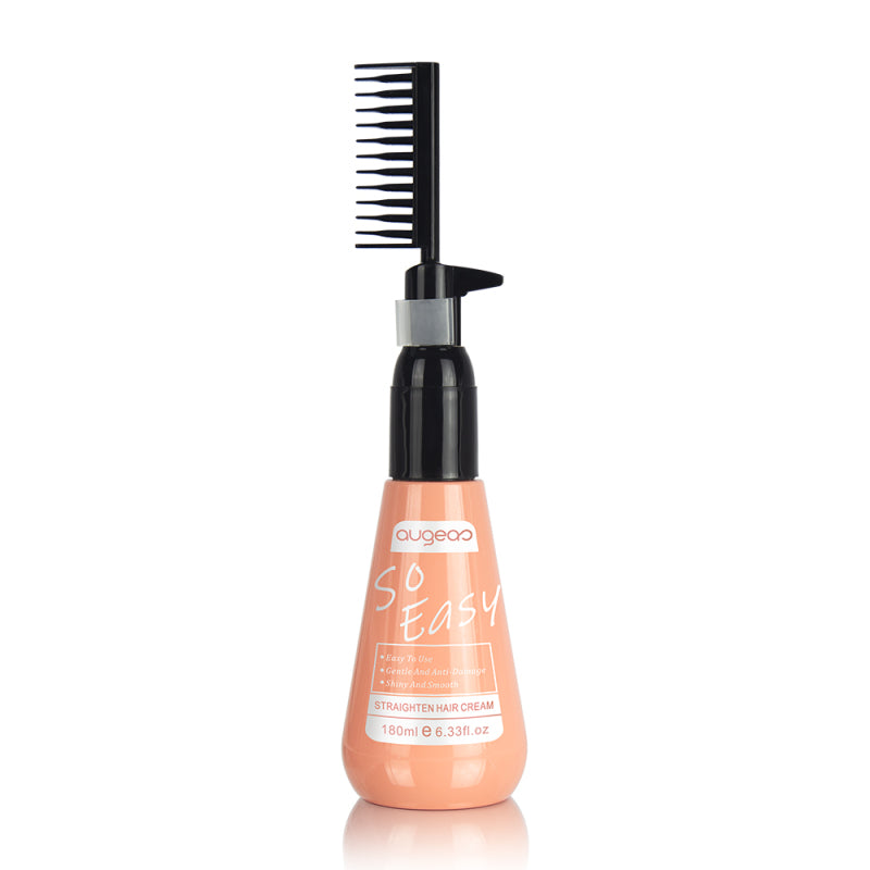 AUGEAS STRAIGHTEN HAIR CREAM SO EASY HAIR CREAM TO USE GENTLE AND AITI-DAMAGE SHINY AND SMOOTH 180ML-Debsline.co