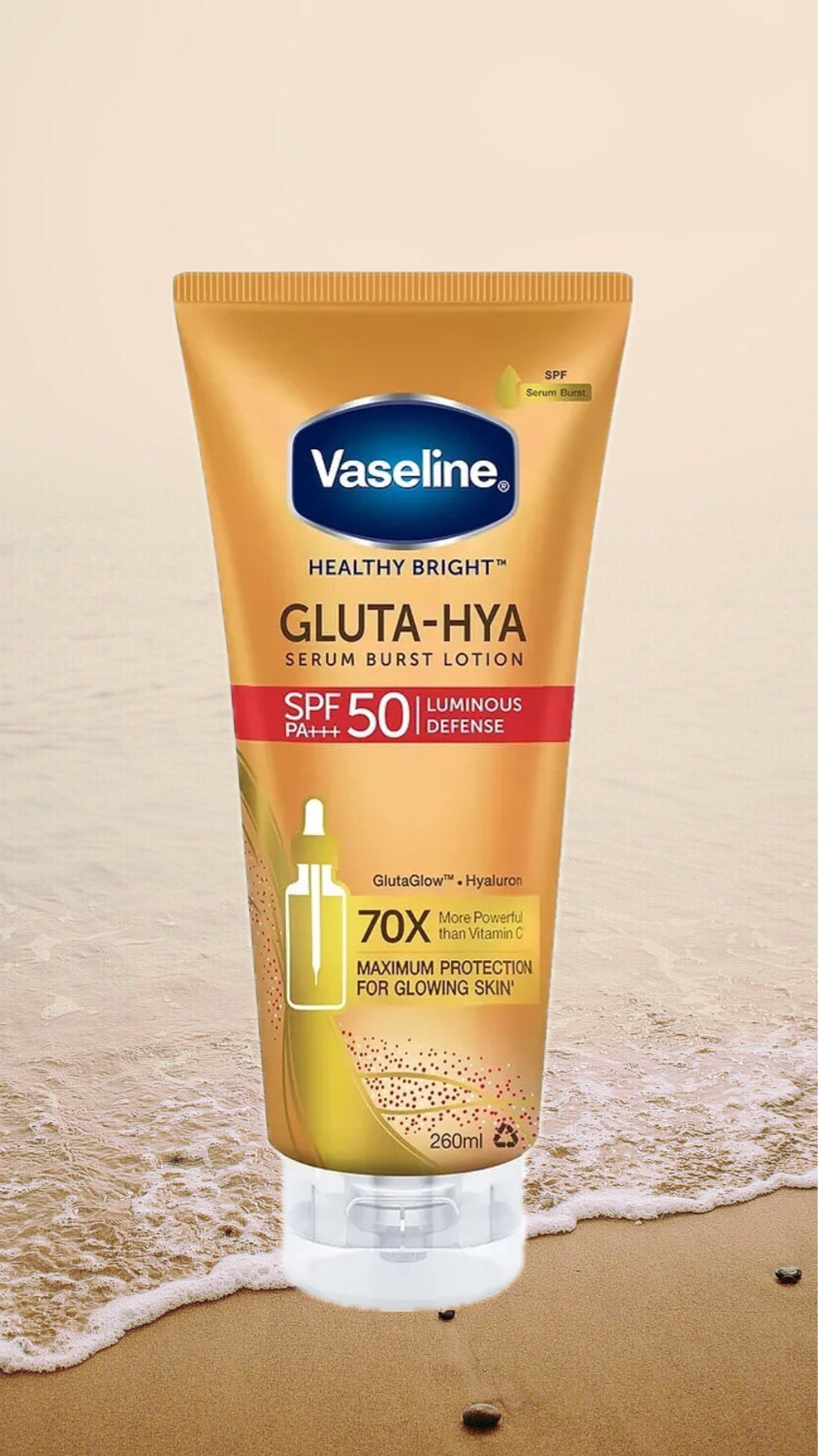 Authentic Vaseline Gluta-Hya Serum Lotion 330ml-Debsline.co