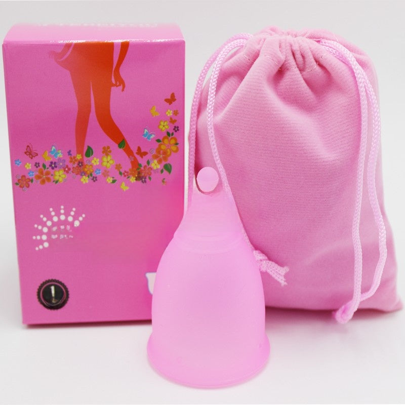 Reusable silicone menstrual cups