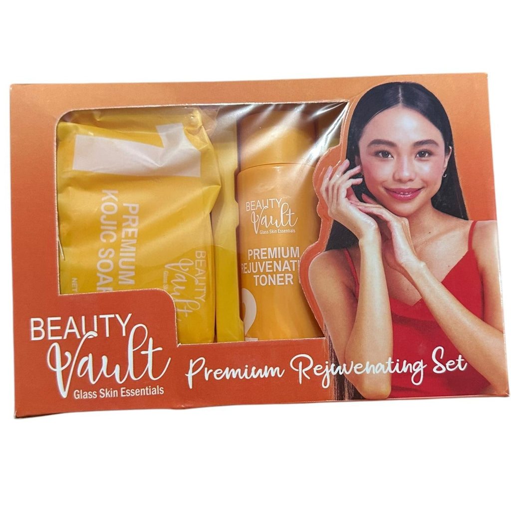 Beauty Vault Glass Skin Essentials Premium Rejuvenating Set - Moisturizing Anti-Aging Acne Care Kit with Niacinamide & Salicylic Acid 250ml