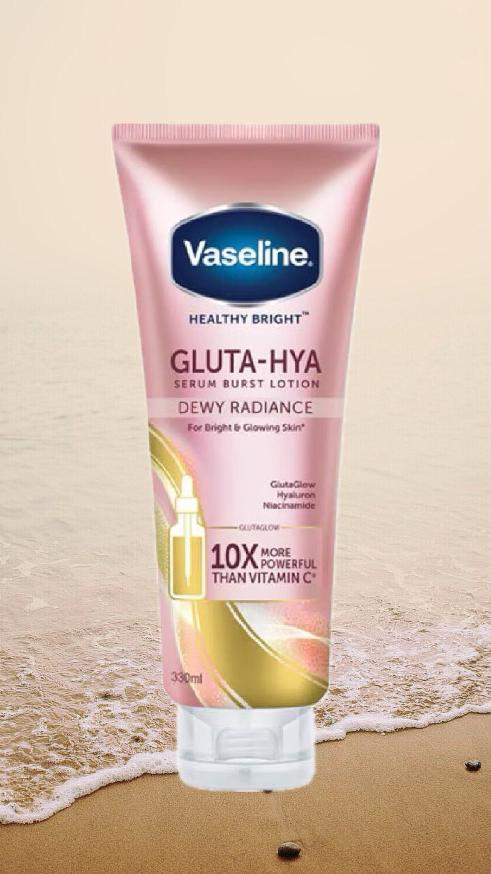 Authentic Vaseline Gluta-Hya Serum Lotion 330ml-Debsline.co