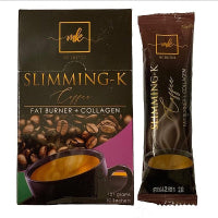 1 Slimming K Coffee Collagen / Kape Krema Decaf Coffee with Chai Seeds 10 sachets In A Box. - Debsline.co  - beverages 
