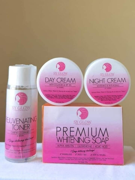 Sy Glow Rejuvenating Set 4n1 Facial Skincare Set-Debsline.co