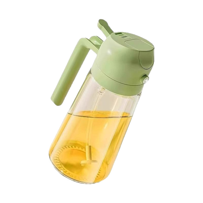 Dual-function Glass Oil Spray Bottle for Kitchen
