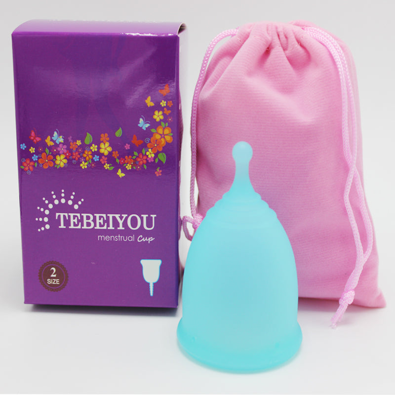 Reusable silicone menstrual cups