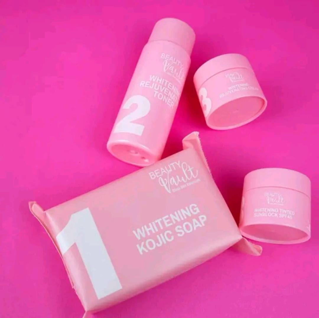 Beauty Vault Glass Skin Essentials Premium Rejuvenating Set - Moisturizing Anti-Aging Acne Care Kit with Niacinamide & Salicylic Acid 250ml