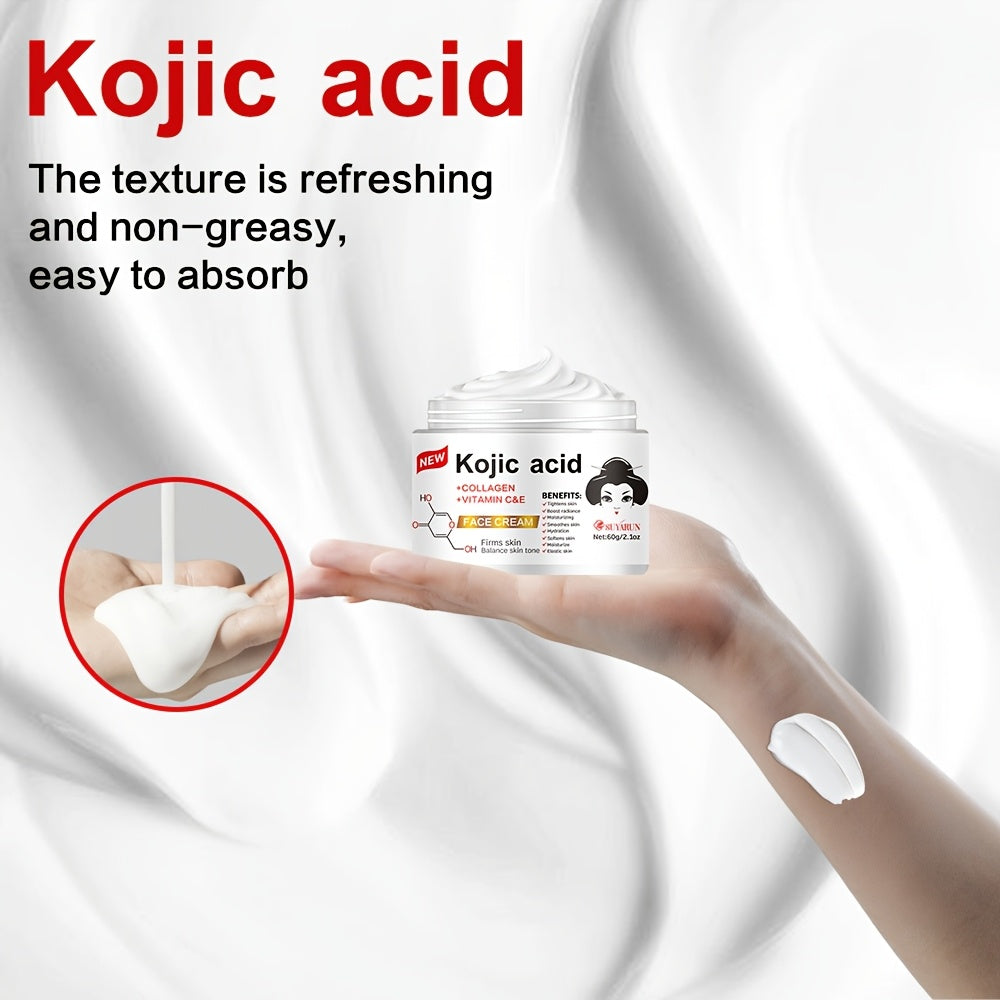 Quercetin & Kojic Acid Facial Skincare Set - Brightening Cream & Serum Duo