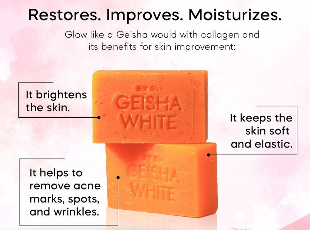 Geisha White Scar and Blemish Skin Brightening Bar 65gx2-Debsline.co