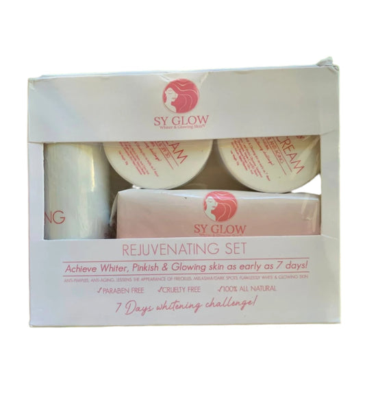 Sy Glow Rejuvenating Set 4n1 Facial Skincare Set-Debsline.co