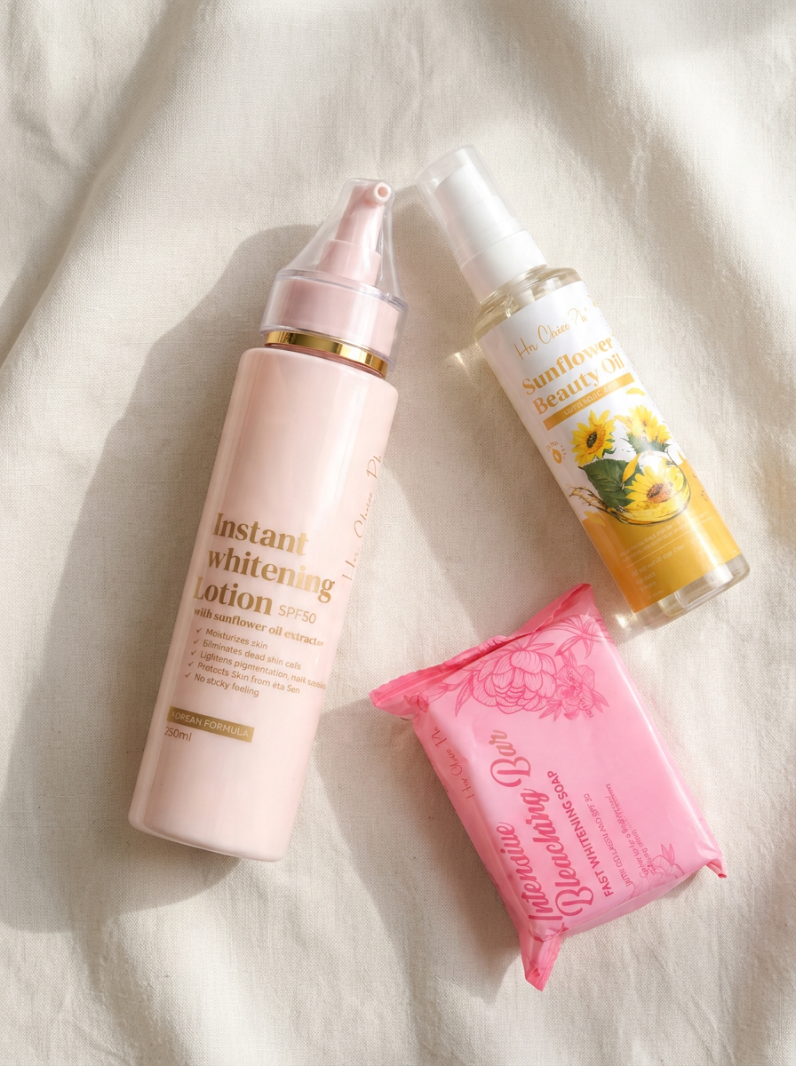 Her Choice PH Sets Radiance Body Oil, Body Lotion and Soap 120g