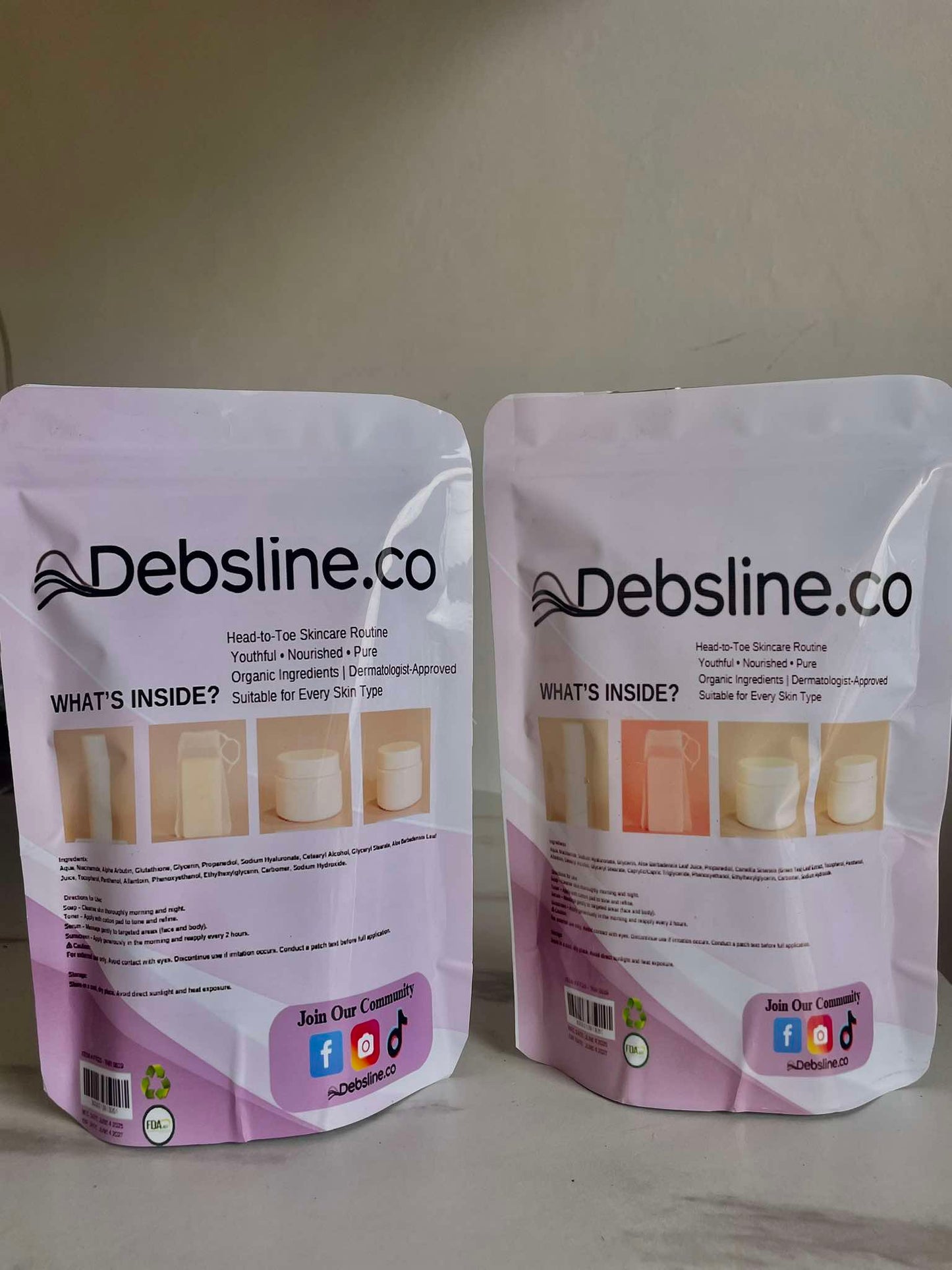 Debsline.co Beauty Essentials Melasma Facial Skincare Set 4n1