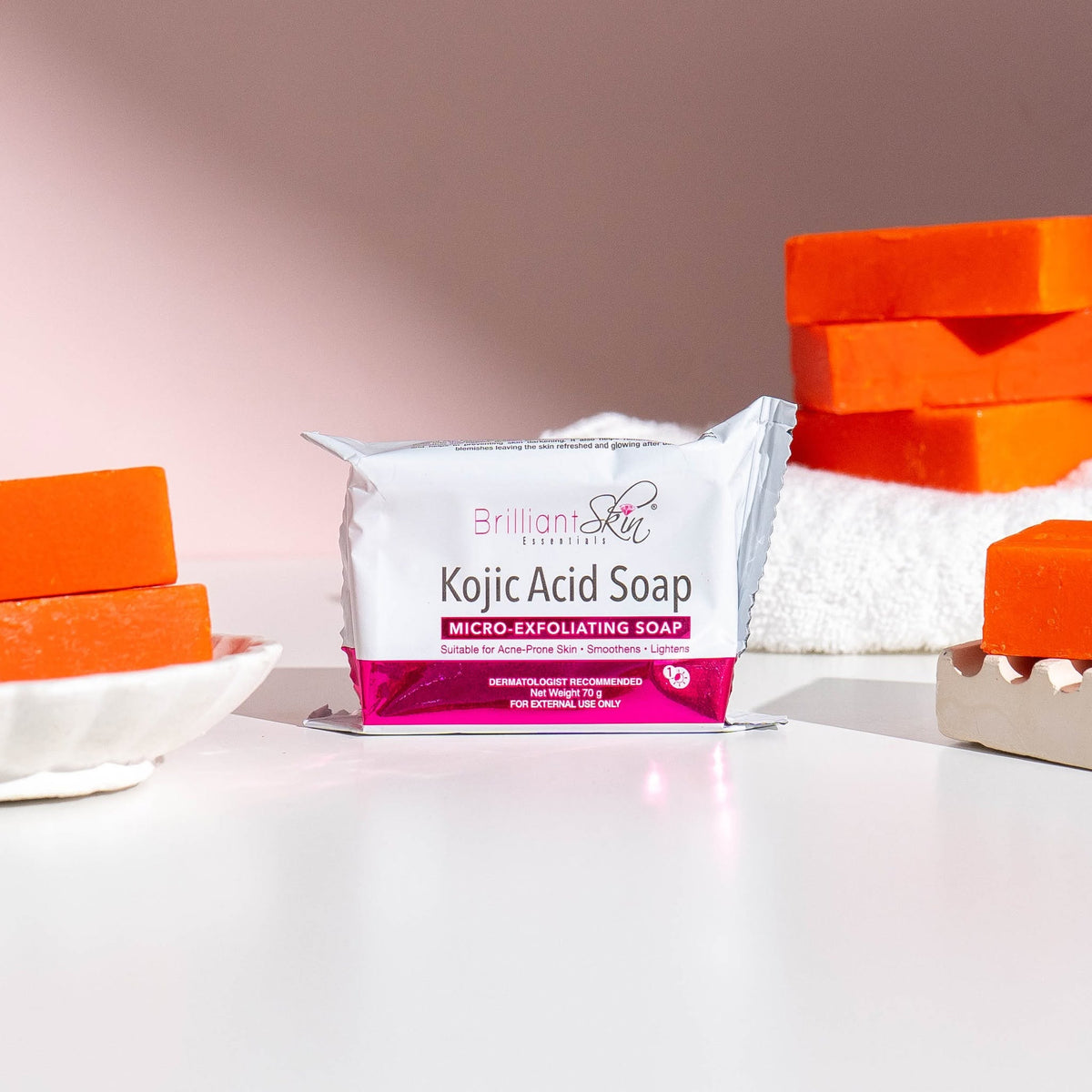 2x Brilliant Skin Essentials Kojisäureseife je 135g