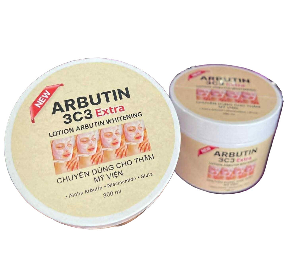 Arbutin 3C3 Extra lotion container on a white background