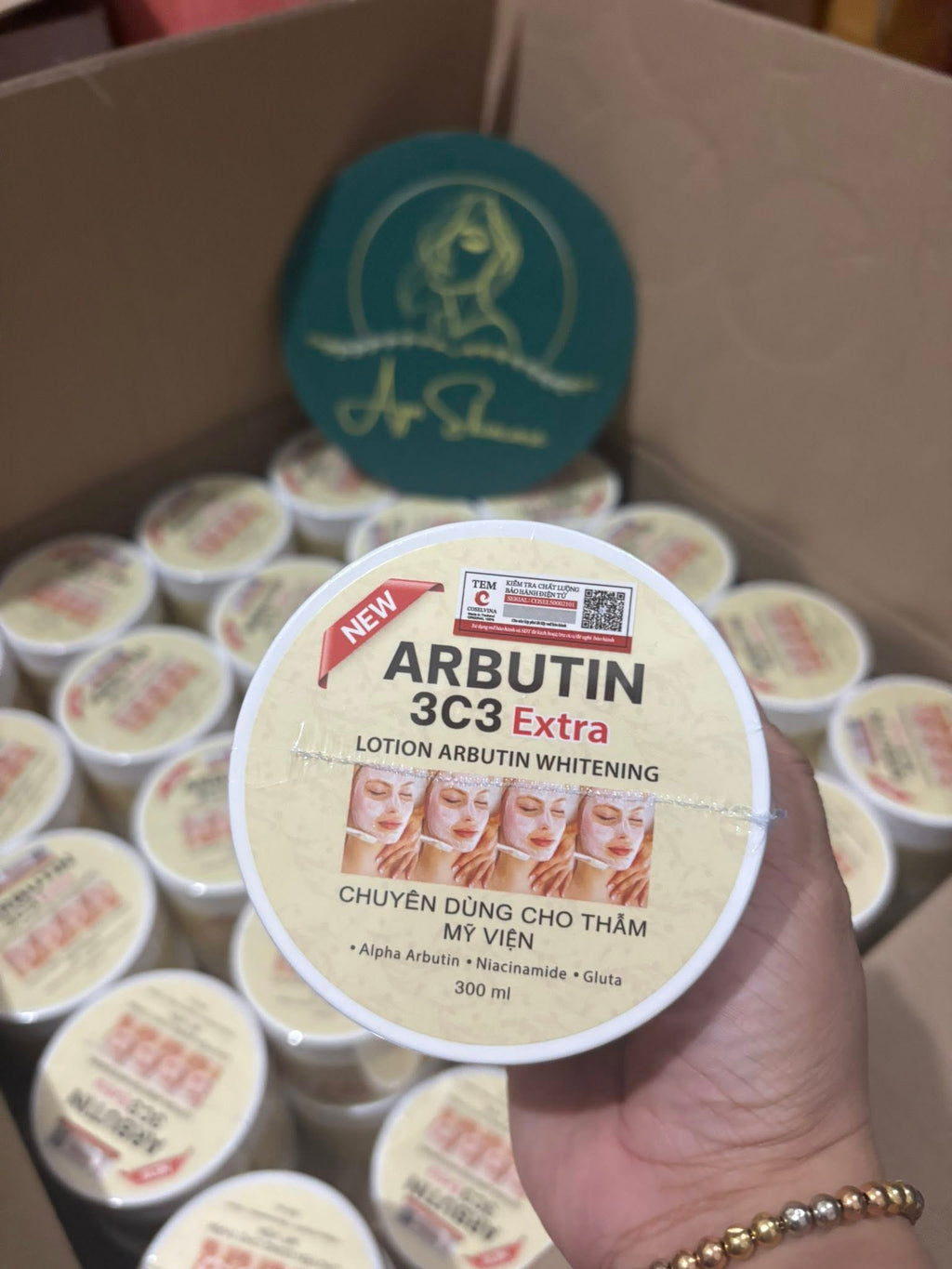 Abutine 3c3 Whitening Body Cream 250g Körperpflege Hautpflege