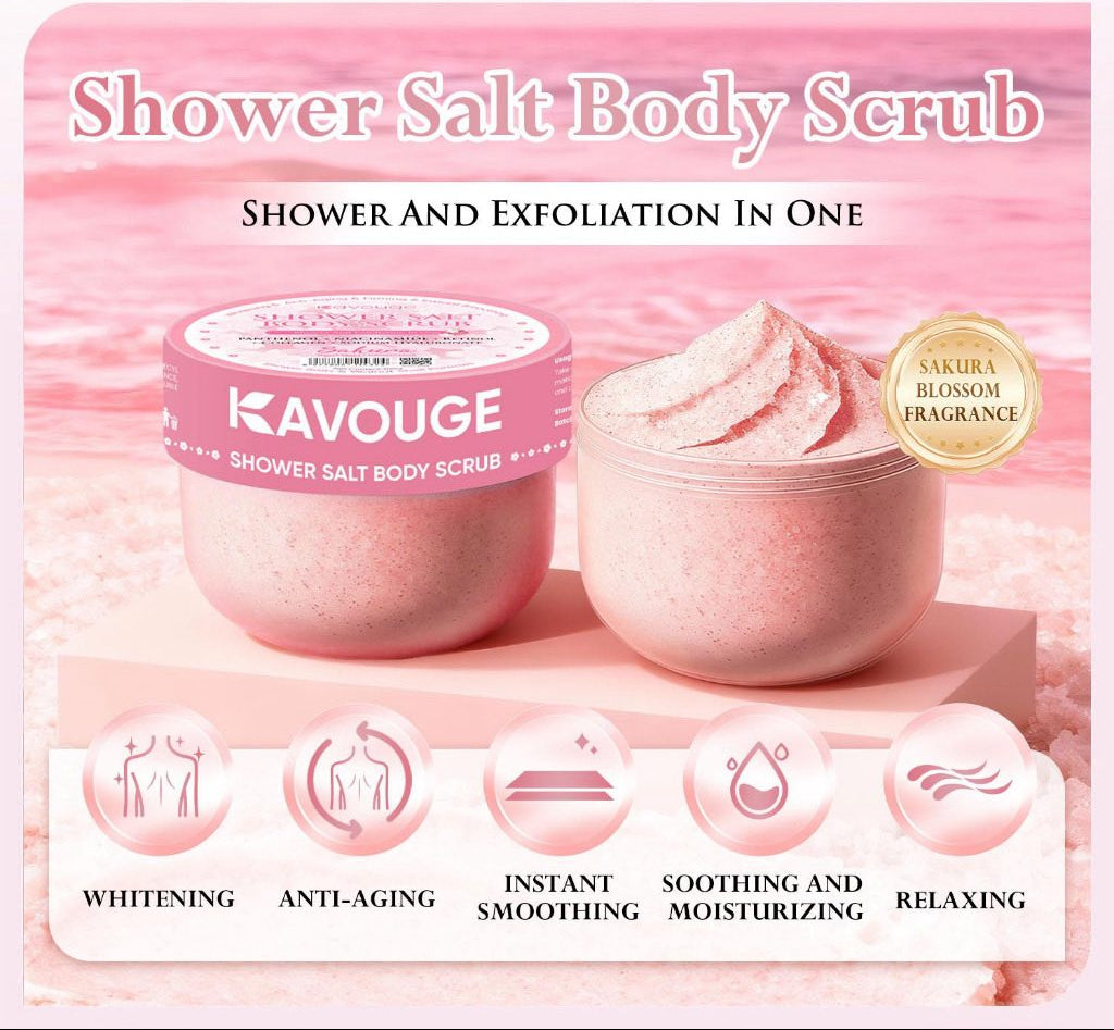 Kavouge Shower Salt Body Scrub 300g