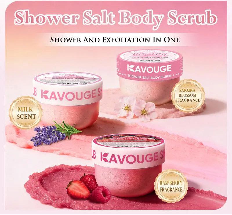 Kavouge Shower Salt Body Scrub 300g