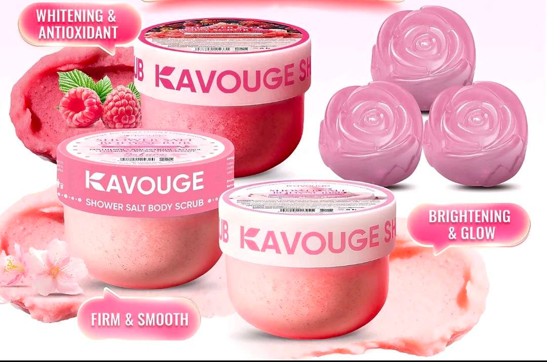 Kavouge Shower Salt Body Scrub 300g