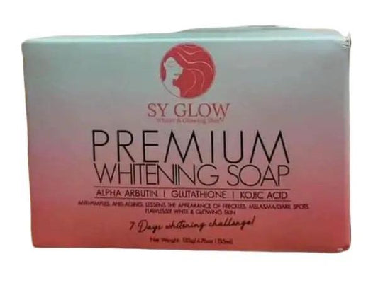Sy Glow Prem Whitening Face & Body Soap 135g debsline.co