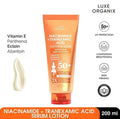 Luxe Organix Whitening Serum Lotion 350 ml oder Parfüm-Körperlotion mit LSF 50 200 ml 10–18 £