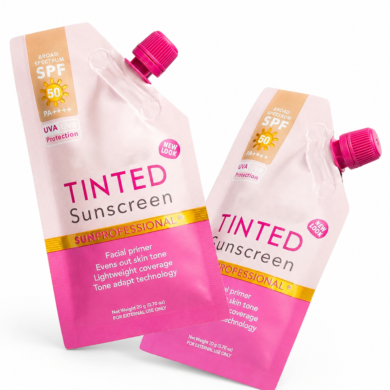 2X Brilliant Skin Essentials Tinted Sunscreen Facial Primer Original 20G Soin hydratant léger pour la peau Quotidien Radiant Smooth Spf UV Aloe Evening Whitening Comfort Hydrate crème solaire